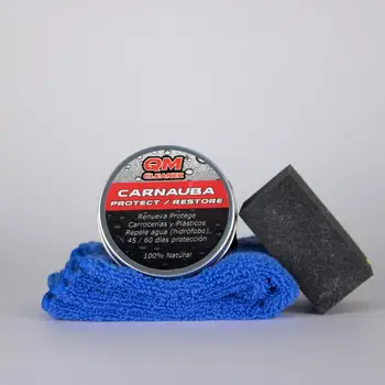 

QM Cleaner Carnauba Protect Restore, Products for Restore and Protect plastics and Give brightness and Protect car body