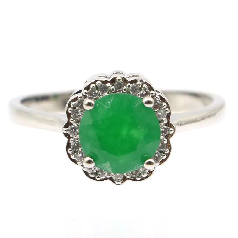 Princess Cut Emerald Ring 1