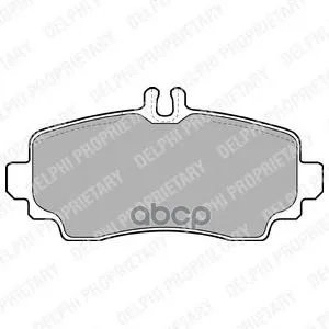 Колодки Тормозные Mercedes A-Class W168 97-04 Передние Delphi Lp1401 Delphi арт. LP1401