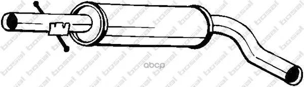 Резонатор Audi A3/Skoda Octavia/Vw Golf 1.4/1.6/1.9d 97-06 Bosal 105109 Bosal арт. 105109