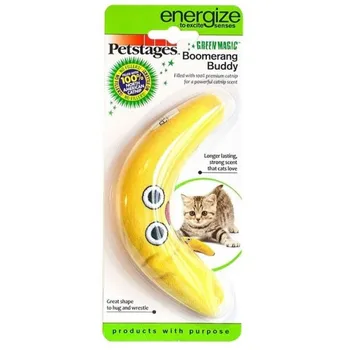

Petstages Yellow boomerang with catnip (16 cm), without characteristics