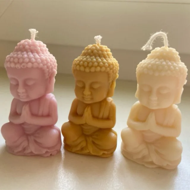 Buddha Tervezés Szilikon Gyertya Penész Diy Kézműves Szappan Gyanta Formák Fondant Sütemény Díszítő Szerszámok Csokoládé Cukorka Polimer Agyag - Image 5