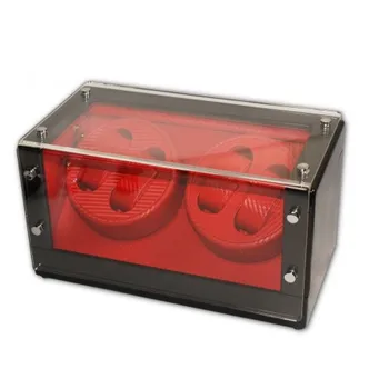 

Watch Winder ( 2 motors 4 watches) Black-Red
