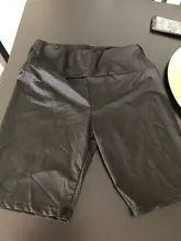 Pantalones cortos finos de fitness para mujer, pantalones casuales ajustados para mujer, pantalones cortos negros hasta la rodilla de cintura alta de verano, ropa de calle ajustada