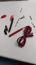 JXSINONE-Kit de cables de prueba, accesorio de sonda de prueba electrónica, pinzas de cocodrilo, conector Banana para probar, sonda reemplazable