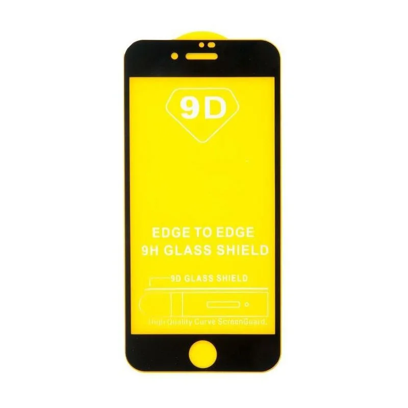 3 PCs Protective glass for iPhone 13 12 11 pro Max mini x xs XR 7 8 plus 5 5S se 2016 2020 9D full screen black