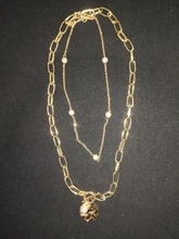 VKME-collar de perlas de mariposa de varias capas para mujer, gargantilla de perlas doradas, estrella del sol, regalo de joyería 2021