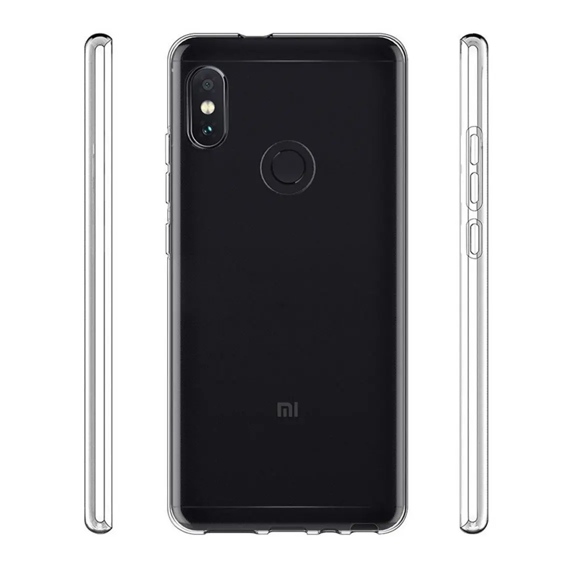 Silicone soft case for Xiaomi Redmi Note 5(Transparent