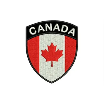 

SHIELD CANADA para mascarilla parche bordado Iron patch toppa ricamata gestickter patch patch brode