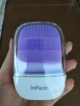 Inface xiaomi-cepillo de limpieza Facial sónico eléctrico, versión actualizada, limpieza profunda con cepillo, herramienta impermeable