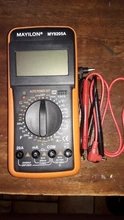 Multímetro Digital profesional DT9205A, medidor Manual de rango de voltaje, valores eficaces verdaderos, probador de transistores, herramienta de electricista