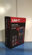 UNI-T-multímetro Digital portátil UT123, multiprobador de tamaño de bolsillo para el hogar, resistencia de tensión AC DC, función de temperatura NCV