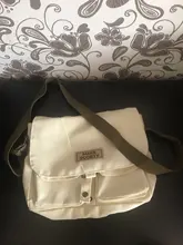 Bolso de lona estilo Harajuku para mujer, bandolera estilo mensajero para estudiantes femeninos tipo coreano