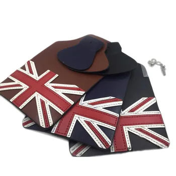 

folding bike fender manual Leather mudguard for brompton front+rear British flag Mud accessories Bicycle Accessories