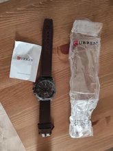 CURREN – reloj de pulsera deportivo para hombre, a prueba de agua, de cuarzo, militar, de cuero genuino, masculino