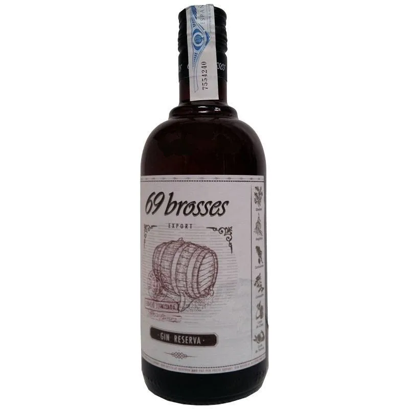 GIN reservation, 69 brosses, bottle 70cl limited edition afbeelding