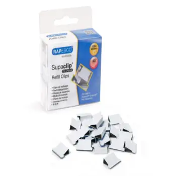 

Supaclips rapesco capacity 40 sheets box white color 100 PCs 154321-1314