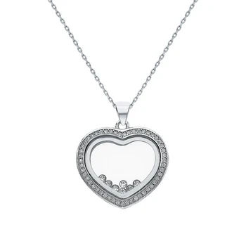 

Silver Pendant with cubic zirconia sunlight sample 925