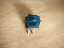 5 uds KCD1-105 pequeño barco de vuelta a interruptores basculantes Mini Negro Blanco Rojo 2 Pin-interruptor basculante