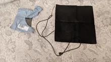 Almohadillas de pasta cálida USB de 1/4 Uds. Almohadilla térmica de fibra de carbono de calentamiento rápido almohadilla calentadora segura para chaleco de tela chaqueta zapatos Calcetines