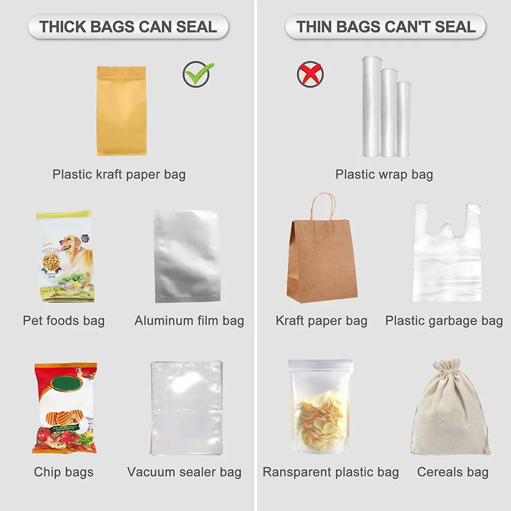 USB Charging Mini Sealing Machine Household Snack Plastic Packaging Bag Heat Sealing Machine Small