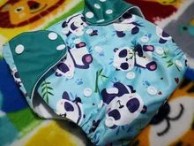 [Simfamily]-Conjunto de pañales para bebé, pañal de tela lavable reutilizable, cubierta ajustable ecológica, 3-15kg