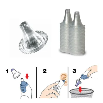 

20pcs/Set Ear Thermometer Replacement Lens Filters Probe Cover For Braun Thermoscan Ear Protector Cover Safety Supplies