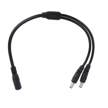 2/3/4/5-male-plug Connector-Cable-Splitter Power-Cord-Adapter Led-Strip Cctv-Security-Camera