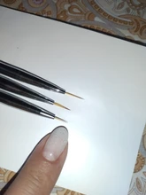 3 unids/set delineador para decoración de uñas pintura bolígrafo 3D consejos de acrílico DIY pinceles para Gel UV dibujo de línea de red manicura herramientas