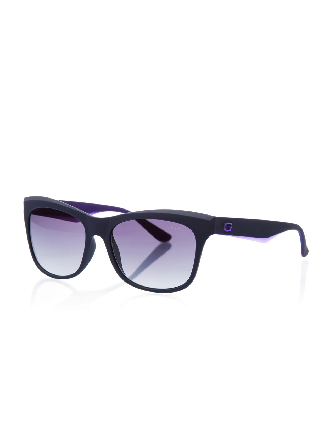 

Unisex sunglasses gu 7464 82b bone navy blue organic rectangle rectangular 55-17-140 guess