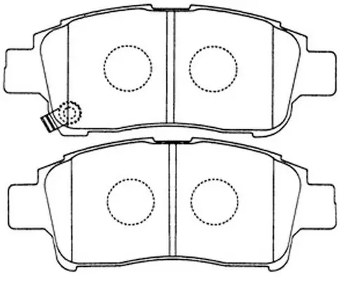 Disc pads front for Toyota Yaris 1.0i/1.3i/1.5WTi/1.4D 99-01 FIT FP0831 | Автомобили и - Цена: 