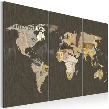 

Picture-News from the world: Triptych-60x40 cm