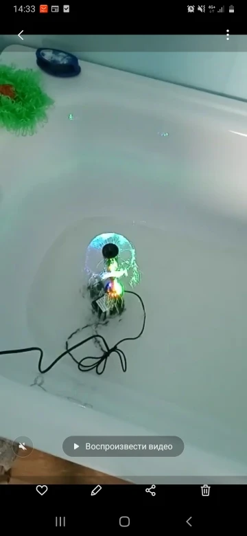 USB Water Pump Ultra-quiet with Power Cord Waterproof Fountain with 12 LED Light for Garden Water Pump Aquarium Fountain фонтан photo review