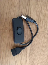 ANPWOO-Cable USB de 28cm con interruptor, Cable de encendido/apagado, palanca de extensión para lámpara USB, suministro de alimentación de ventilador, línea, adaptador duradero de gran oferta