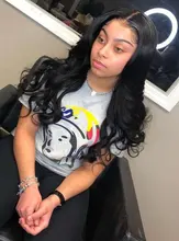 Extensiones de cabello humano Remy brasileño, Color negro, 1B