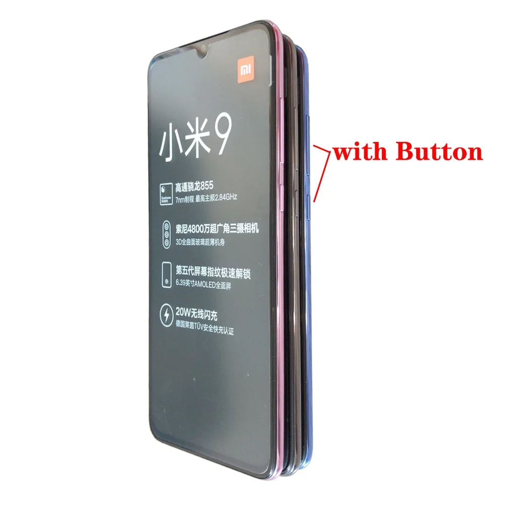 Shyueda супер AMOLED 1080x2340 для Xiaomi mi 9 mi 9 M9 M1903F 6,3" ЖК-дисплей сенсорный экран дигитайзер