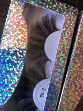 Sirena roja para pestañas, 1 par de pestañas de visón de 25mm, pestañas tupidas alargadas y dramáticas, maquillaje 3d de 25mm, venta al por mayor