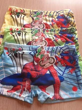 Los niños bragas calzoncillos Boxer para niños de dibujos animados Spiderman Ropa interior Niño ropa interior 3 unids/lote niños bragas para corta de niños