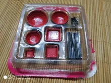 Miniature Dollhouse Kitchen-Toy Pretend Play Chinese 1/12-Scale Tableware-Set Dish-Bowl