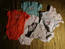 2021 6 unids/set Unisex bebé recién nacido ropa de bebé de algodón de chica ropa de dibujos animados de niñas ropa de bebé monos Bodysuits