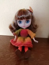 Neo muñeca Blyth-Muñeca articulada de bola NBL para niñas, muñeca Blyth personalizado con cara brillante, OB24, 1/6