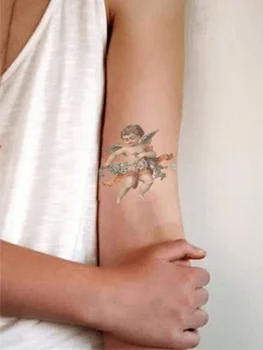 

Angel with flowers-20 cm x 10 cm-medium/large Rectangular