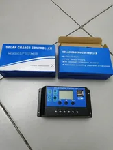 24V Controller Lcd-Display PWM Solar Charger Auto Dual-Usb 5V 12V 20A/10A