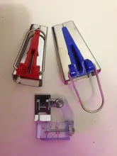 Bias-Tape-Makers Hand-Sewing-Accessories Foot-Sewing-Tool Binding-Foot Snap-On 25mm 12mm
