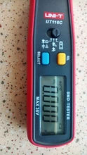 UNI-T SMD multímetro UT116A UT116C Auto de la gama de resistencia de la capacitancia del diodo (RCD) LED diodos Zener DCV continuidad medidor probador de batería
