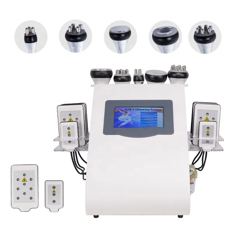 Aggiornato 2 Hot In Stock Kim 8 40K/80K Laser Lipo Cavitation Device Face Massager Fliter 6 In 1 Lipolaser Skin Tightening Machine