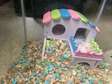 Sleeping-House Hamster Nest Animal-Supplies Small Luxury Home Cage Pet Wooden Hideout