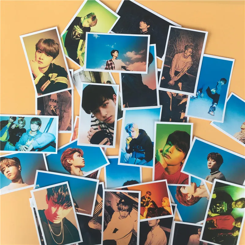30 шт./компл. Kpop Stray Kids фото карта желтый Miroh желтая древесина альбом Lomo карта фотостудия StrayKids Straykids боковые эффекты Mixtape - Цвет: 2