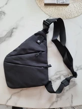 Bolsa de almacenamiento táctica oculta multifuncional para hombre, bolso de hombro de nailon para izquierda y derecha, antirrobo, para caza