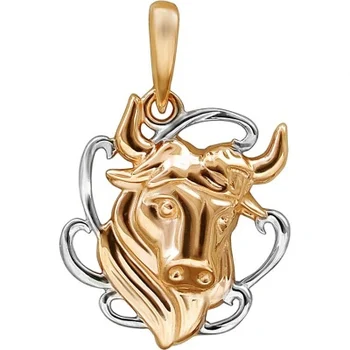 

Esthete pendant "Taurus" made of red gold